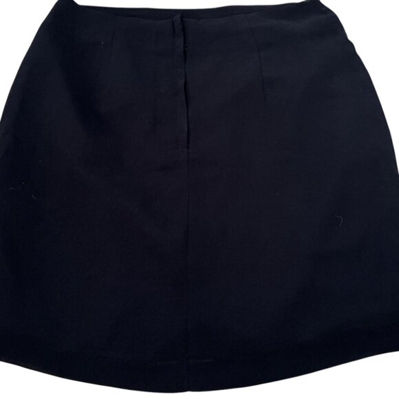 H&M Sequin Bead Embellished Sparkly A Line Short Mini Skirt Stretch Lined Sz 6 - Picture 7 of 8